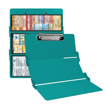 WhiteCoat Clipboard® Trifold - Teal Primary Care Edition